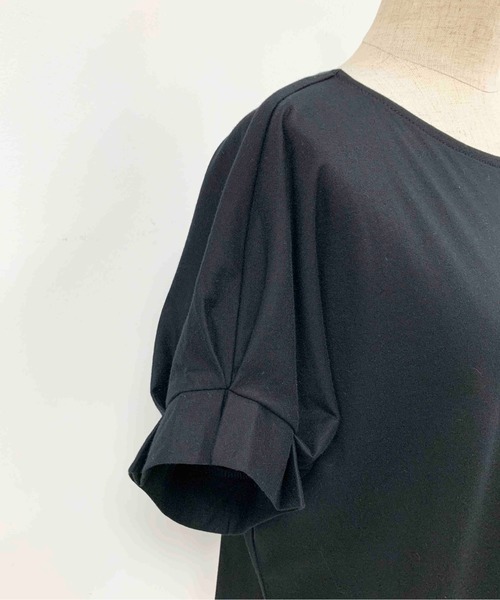 PICCIN(ピッチン)の「タックスリーブカットソー(Tシャツ/カットソー・レディース・ライトグレー/ブラック/ネイビー/オフホワイト・M)」の11枚目の写真