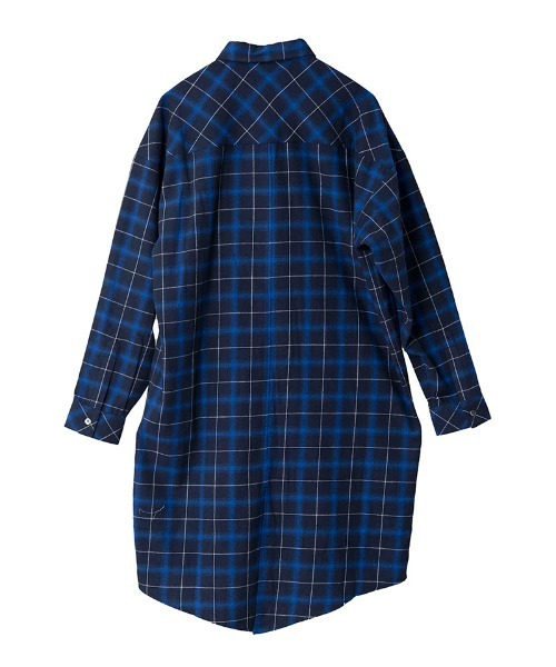 NO ID.（ノーアイディ）の「ms4366-フィッシュテールチェックロングＳＨ シャツ（シャツ/ブラウス・メンズ・レッド/グリーン/ブルー・ONE SIZE）」の16枚目の写真