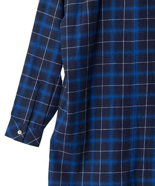 NO ID.（ノーアイディ）の「ms4366-フィッシュテールチェックロングＳＨ シャツ（シャツ/ブラウス・メンズ・レッド/グリーン/ブルー・ONE SIZE）」の20枚目の写真