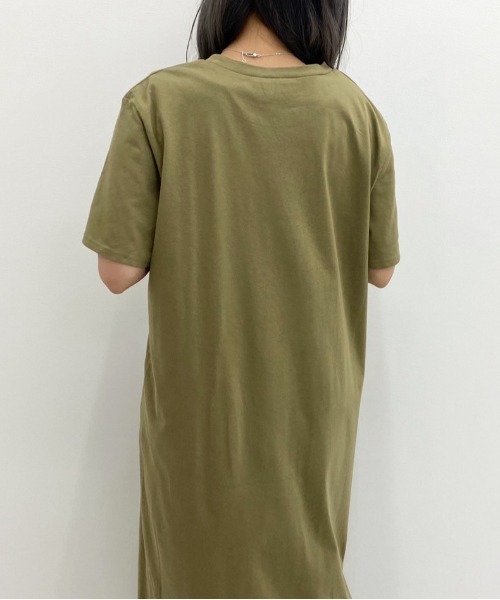 apres jour mignon(アプレジュールミニョン)の「タックデザインカットワンピース【ZOZOTOWN限定アイテム】(ワンピース・レディース・カーキ/その他/ブルー系その他・フリー)」の11枚目の写真