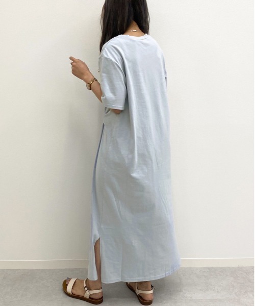 apres jour mignon(アプレジュールミニョン)の「タックデザインカットワンピース【ZOZOTOWN限定アイテム】(ワンピース・レディース・カーキ/その他/ブルー系その他・フリー)」の15枚目の写真