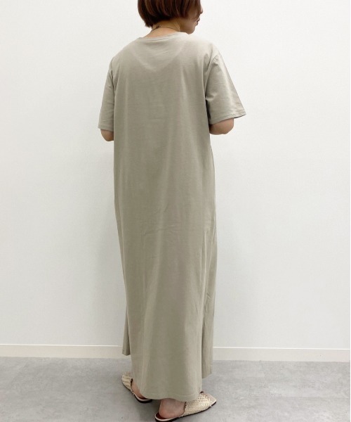 apres jour mignon(アプレジュールミニョン)の「タックデザインカットワンピース【ZOZOTOWN限定アイテム】(ワンピース・レディース・カーキ/その他/ブルー系その他・フリー)」の22枚目の写真