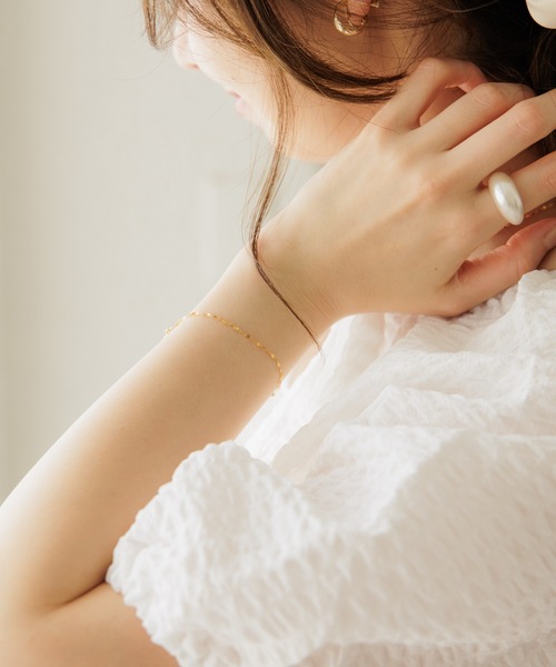 flower(フラワー)の「シルバーチェーンブレスレット(ブレスレット・レディース・シルバー/ゴールド・FREE)」の19枚目の写真