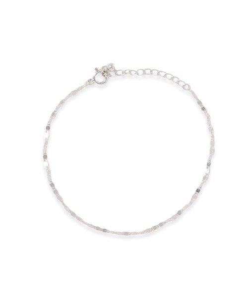 flower(フラワー)の「シルバーチェーンブレスレット(ブレスレット・レディース・シルバー/ゴールド・FREE)」の6枚目の写真