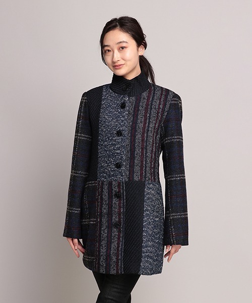 Desigual（デシグアル）の「オーバーコート HAAKON（その他アウター・レディース・ブラック・L/2L/3L/S/M）」の2枚目の写真