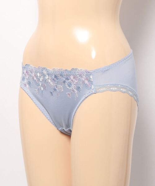 AMOSTYLE BY TRIUMPH（アモスタイルバイトリンプ）の「テンダーフラワーレース レギュラーショーツ AMST1310 Hikini JX（ショーツ・レディース・ホワイト/ピンク/ブルー・M/L）」の9枚目の写真