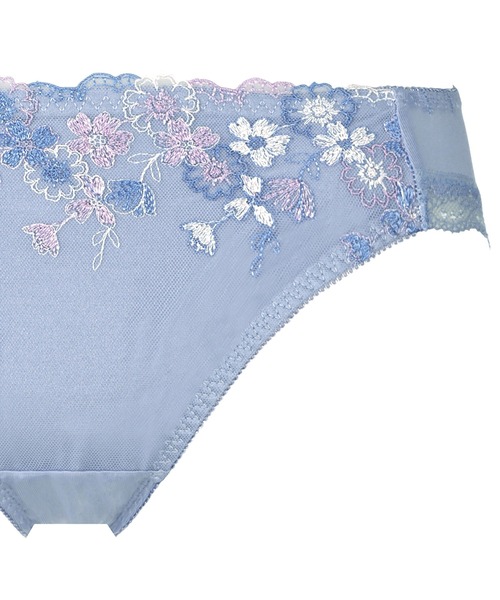 AMOSTYLE BY TRIUMPH（アモスタイルバイトリンプ）の「テンダーフラワーレース レギュラーショーツ AMST1310 Hikini JX（ショーツ・レディース・ホワイト/ピンク/ブルー・M/L）」の5枚目の写真