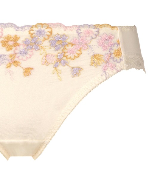 AMOSTYLE BY TRIUMPH（アモスタイルバイトリンプ）の「テンダーフラワーレース レギュラーショーツ AMST1310 Hikini JX（ショーツ・レディース・ホワイト/ピンク/ブルー・M/L）」の4枚目の写真