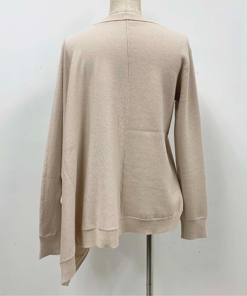 PICCIN(ピッチン)の「アシンメトリーニット(ニット/セーター・レディース・ブラック/ベージュ/モカ・M)」の21枚目の写真