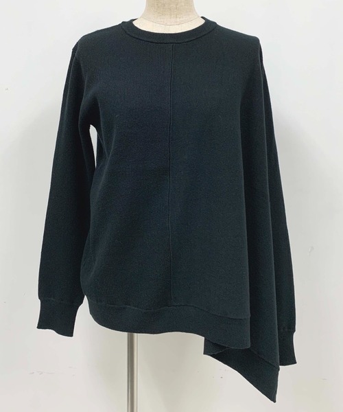 PICCIN(ピッチン)の「アシンメトリーニット(ニット/セーター・レディース・ブラック/ベージュ/モカ・M)」の17枚目の写真