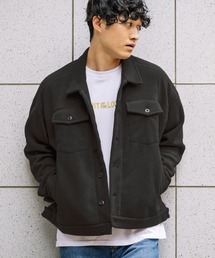 FRUIT OF THE LOOM（フルーツオブザルーム）の「リサイクルフリースジャケット / シンプル / ユニセックス / 着回し / ワンポイントロゴ / Ｇジャン（ブルゾン）」