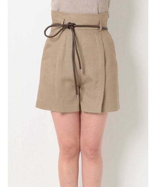 MERCURYDUO（マーキュリーデュオ）の「コードベルト付ショートパンツ（その他パンツ・レディース・ブラウン・SMALL/MEDIUM）」の8枚目の写真
