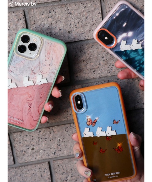 merry jenny - ミッフィー　ぷかぷかうさぎ iPhone case オレンジ(11) merry jenny 【11】ぷかぷかうさぎiPhone case（オレンジ