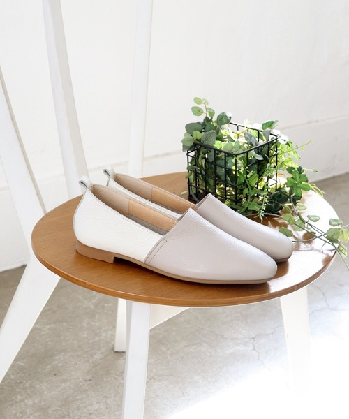 annabaigueraフラットパンプス size37 スクエアモチーフフラットパンプス｜Au BANNISTER / オゥ バニスター