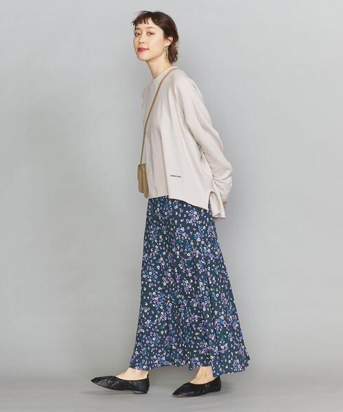 AMERICANA（アメリカーナ）の「＜Americana（アメリカーナ）＞カットオフスウェット（スウェット・レディース・ベージュ/ネイビー・FREE）」の9枚目の写真