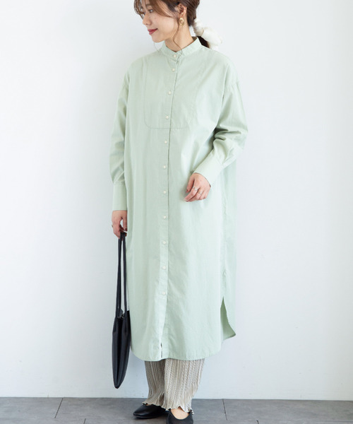 Green Parks（グリーンパークス）の「ビブヨークシャツ 
