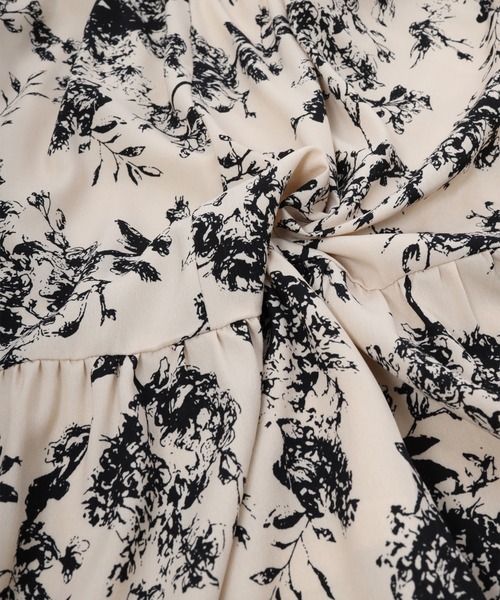 fifth（フィフス）の「レトロフラワーカシュクールワンピース（ワンピース・レディース・ネイビー/アイボリー・MEDIUM）」の11枚目の写真