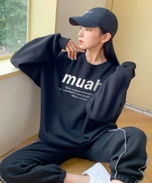 A'GEM/9 × .kom『muah muah/ムーアムーア』MUAH SIGNATURE GRAPHIC MTM/シグネチャー グラフィック MTM スウェットシャツ トレーナー