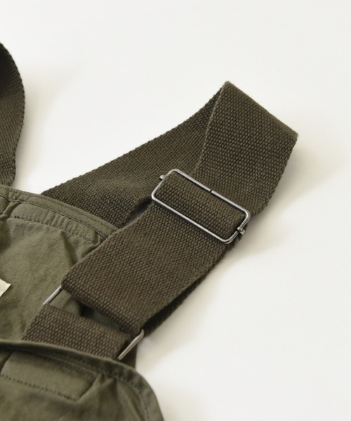 CUBE SUGAR（キューブシュガー）の「高密度ツイル デニム ハンティングベスト（ベスト・レディース・ベージュ/カーキ/ワンウォッシュ・M）」の11枚目の写真