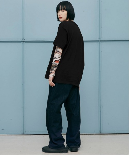 ISTKUNST（イストクンスト）の「【ISTKUNST】ISTKUNST LAND TEE / イストクンスト ランド 半袖 Tシャツ（Tシャツ/カットソー・メンズ・ホワイト/パープル/ブラック・LARGE/MEDIUM）」の16枚目の写真