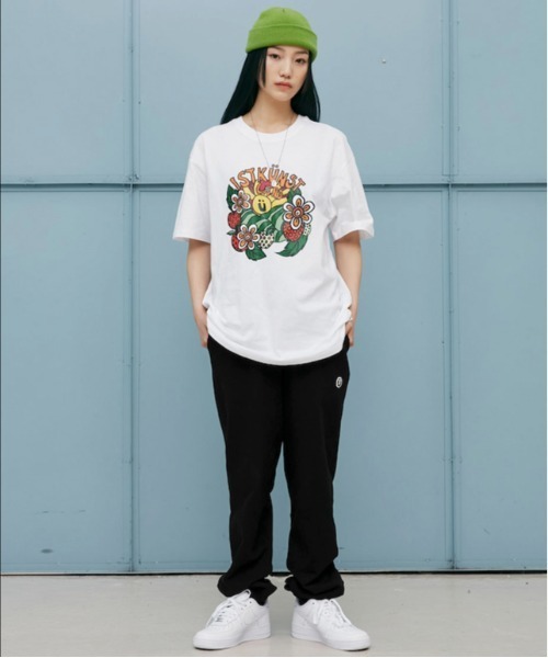 ISTKUNST（イストクンスト）の「【ISTKUNST】ISTKUNST LAND TEE / イストクンスト ランド 半袖 Tシャツ（Tシャツ/カットソー・メンズ・ホワイト/パープル/ブラック・LARGE/MEDIUM）」の4枚目の写真