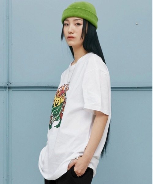 ISTKUNST（イストクンスト）の「【ISTKUNST】ISTKUNST LAND TEE / イストクンスト ランド 半袖 Tシャツ（Tシャツ/カットソー・メンズ・ホワイト/パープル/ブラック・LARGE/MEDIUM）」の7枚目の写真