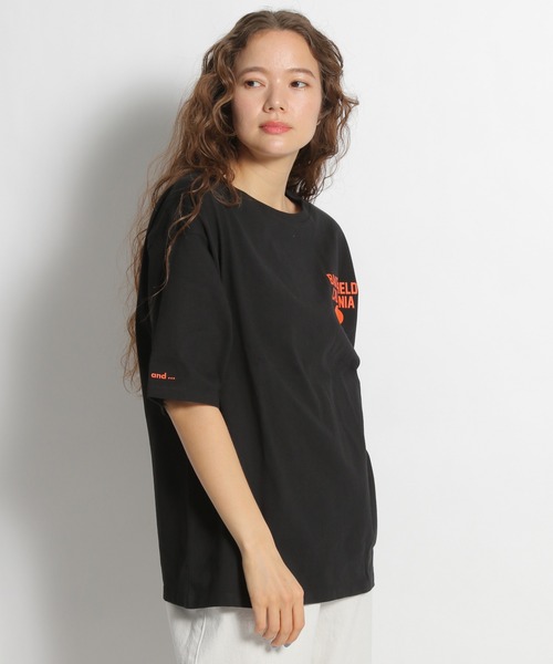 Champion（チャンピオン）の「【Champion(チャンピオン)】7分袖ロゴＴシャツ（Tシャツ/カットソー・レディース・ボルドー/ブラック/グレー・MEDIUM/LARGE）」の17枚目の写真
