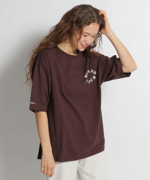 Champion（チャンピオン）の「【Champion(チャンピオン)】7分袖ロゴＴシャツ（Tシャツ/カットソー・レディース・ボルドー/ブラック/グレー・MEDIUM/LARGE）」の18枚目の写真