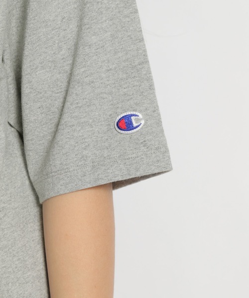 Champion（チャンピオン）の「【Champion(チャンピオン)】7分袖ロゴＴシャツ（Tシャツ/カットソー・レディース・ボルドー/ブラック/グレー・MEDIUM/LARGE）」の7枚目の写真