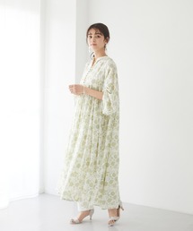 CRAFT STANDARD BOUTIQUE | タンポポ柄ギャザーワンピース　＊◇(ワンピース)
