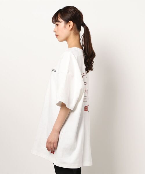 Dickies(ディッキーズ)の「【Dickies / ディッキーズ】半袖手書きバックプリントTシャツ(Tシャツ/カットソー・レディース・ホワイト/グレイッシュベージュ/ブラック/ブラック系その他・L/M)」の9枚目の写真