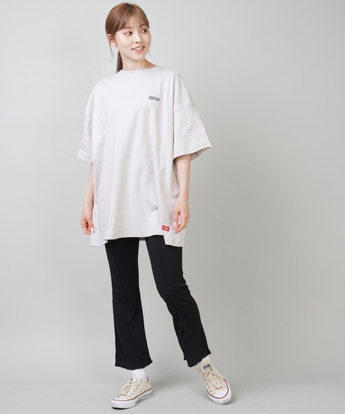 Dickies(ディッキーズ)の「【Dickies / ディッキーズ】半袖手書きバックプリントTシャツ(Tシャツ/カットソー・レディース・ホワイト/グレイッシュベージュ/ブラック/ブラック系その他・L/M)」の5枚目の写真