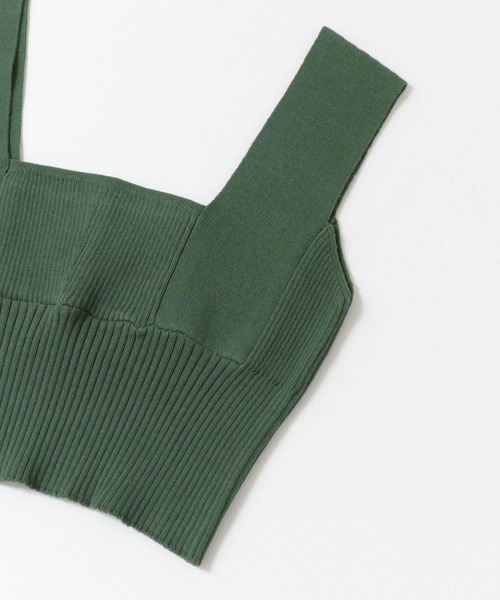 SENSE OF PLACE by URBAN RESEARCH（センスオブプレイスバイアーバンリサーチ）の「レイヤードニットビスチェ（ニット/セーター・レディース・ブラック/グリーン/アイボリー・ONE）」の19枚目の写真