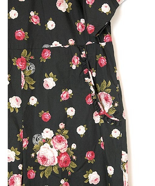 PINK HOUSE（ピンクハウス）の「ローズブーケプリントサロペット