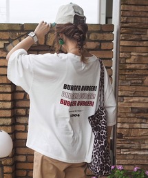 HWG_5 | HWG_5オリジナルビッグシルエットプリントTシャツ - BURGER -(Tシャツ/カットソー)