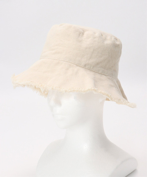 VENCEEXCHANGE（ヴァンスエクスチェンジ）の「フリンジバケットハット（ハット・レディース・グリーン/ブラック/オフホワイト・FREE）」の2枚目の写真