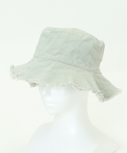 VENCEEXCHANGE（ヴァンスエクスチェンジ）の「フリンジバケットハット（ハット・レディース・グリーン/ブラック/オフホワイト・FREE）」の3枚目の写真