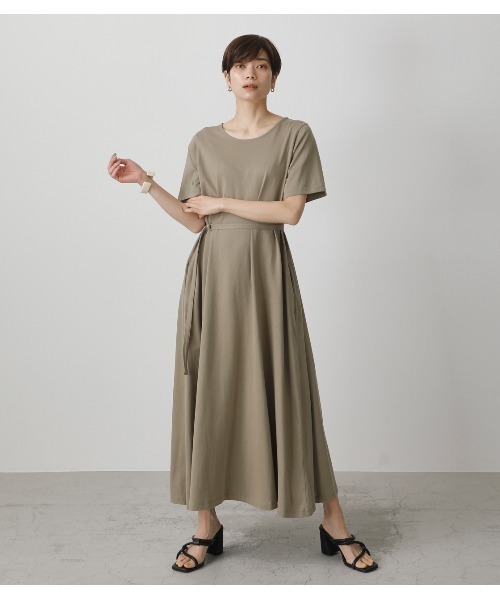 セール Cotton Usa Belt Onepiece コットンusaベルトワンピース ワンピース Azul By Moussy アズールバイマウジー のファッション通販 Zozotown