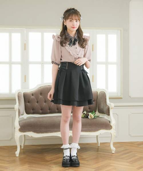 ROJITA(ロジータ)の「ブローチ付き衿レースブラウス(シャツ/ブラウス・レディース・ブラック/ホワイト/ピンク・FREE)」の14枚目の写真