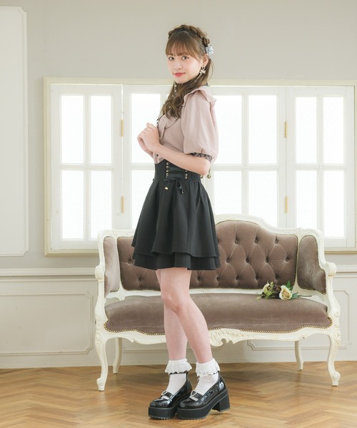 ROJITA(ロジータ)の「ブローチ付き衿レースブラウス(シャツ/ブラウス・レディース・ブラック/ホワイト/ピンク・FREE)」の17枚目の写真