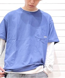 【Lee】はみ出しロゴ刺繍Ｔシャツ