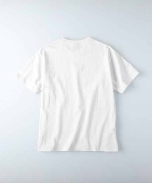 Lee（リー）の「【Lee】はみ出しロゴ刺繍Ｔシャツ（Tシャツ/カットソー・メンズ・グリーン/ピンク/イエロー/ホワイト/ブルー/ブラック・XL/L/M）」の15枚目の写真