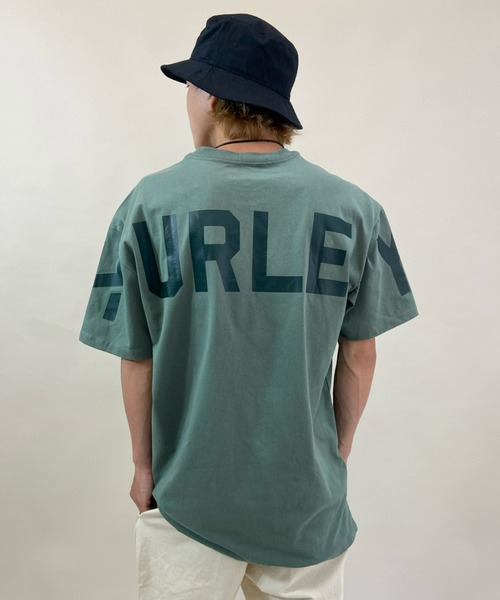Hurley （ハーレー）の「【ムラサスポーツ別注】Hurley/ハーレー ルーズシルエット　バックプリントTシャツ　 MSS2100R17（Tシャツ/カットソー・メンズ・グリーン/ホワイト/ブラウン・L/S/M）」の3枚目の写真