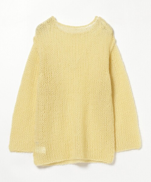 BEAMS BOY（ビームスボーイ）の「BEAMS BOY / ハンド モヘヤ プルオーバー（ニット/セーター・レディース・クリーム/ラベンダー・ONE SIZE）」の16枚目の写真