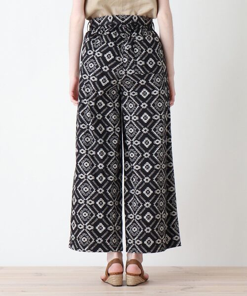 DRESKIP（ドレスキップ）の「◆Z of zampa Organic チマヨ柄イージーパンツ（その他パンツ・レディース・ベージュ系その他3/ブラック系/ネイビー系・02）」の6枚目の写真