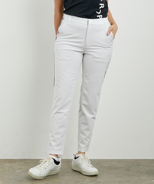 JUN&ROPE'(ジュンアンドロペ)の「【吸水速乾】配色ラインロゴテープアスレパンツ(その他パンツ・レディース・ブラック/ホワイト・M/L/S)」の1枚目の写真