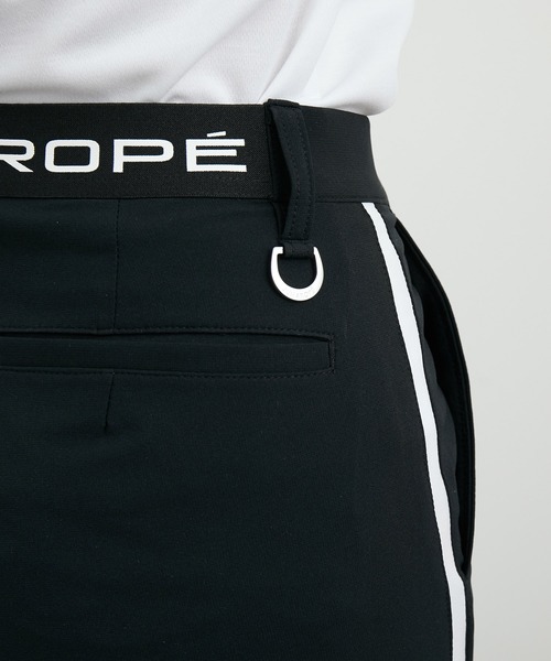 JUN&ROPE'(ジュンアンドロペ)の「【吸水速乾】配色ラインロゴテープアスレパンツ(その他パンツ・レディース・ブラック/ホワイト・M/L/S)」の10枚目の写真
