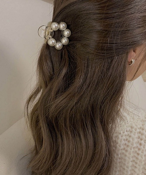 lala Born（ララボーン）の「大粒パールヘアクリップ（バレッタ/ヘアクリップ・レディース・A/B/C・FREE）」の6枚目の写真