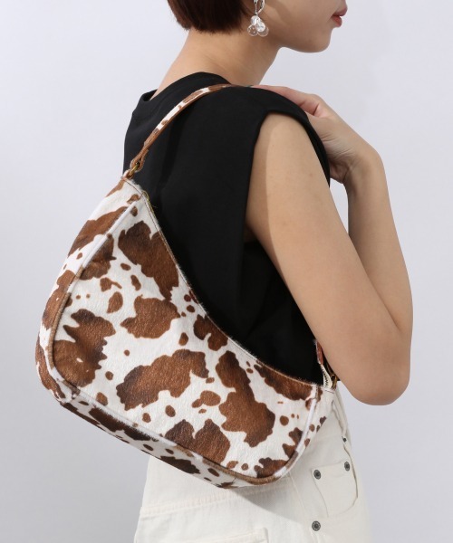 JEANASIS(ジーナシス)の「ムーンバケットバッグ/957493(ショルダーバッグ・レディース・オフホワイト/ブラウン系その他/ブラック・FREE)」の20枚目の写真