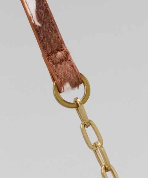 JEANASIS(ジーナシス)の「ムーンバケットバッグ/957493(ショルダーバッグ・レディース・オフホワイト/ブラウン系その他/ブラック・FREE)」の12枚目の写真